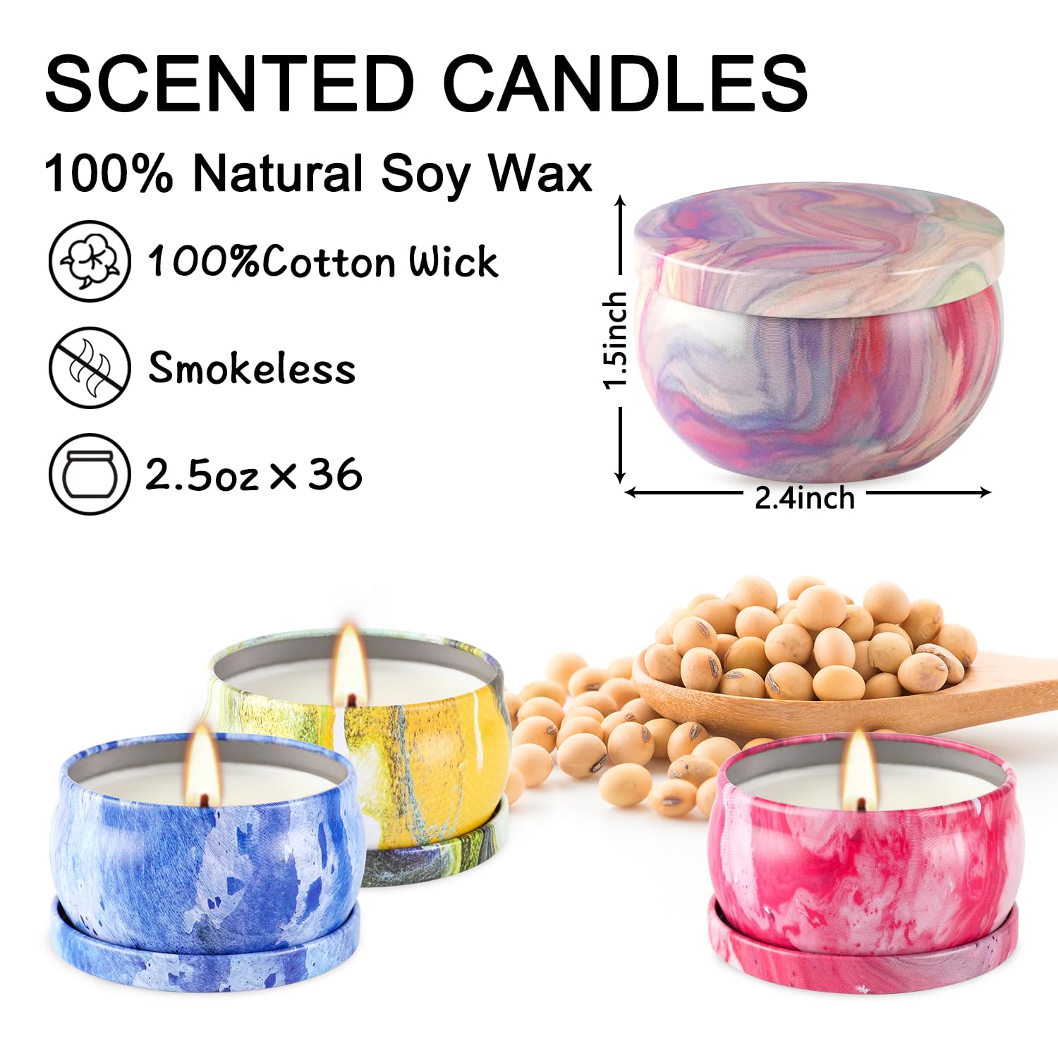Vela WPONSZU ideal para spa y yoga, creando un ambiente relajante.