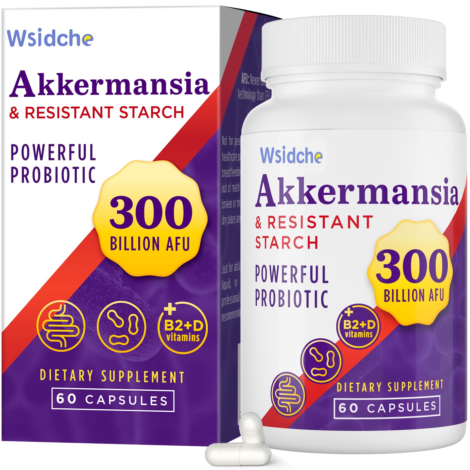 Wsidche Akkermansia cápsulas: posible apoyo a la salud digestiva diaria