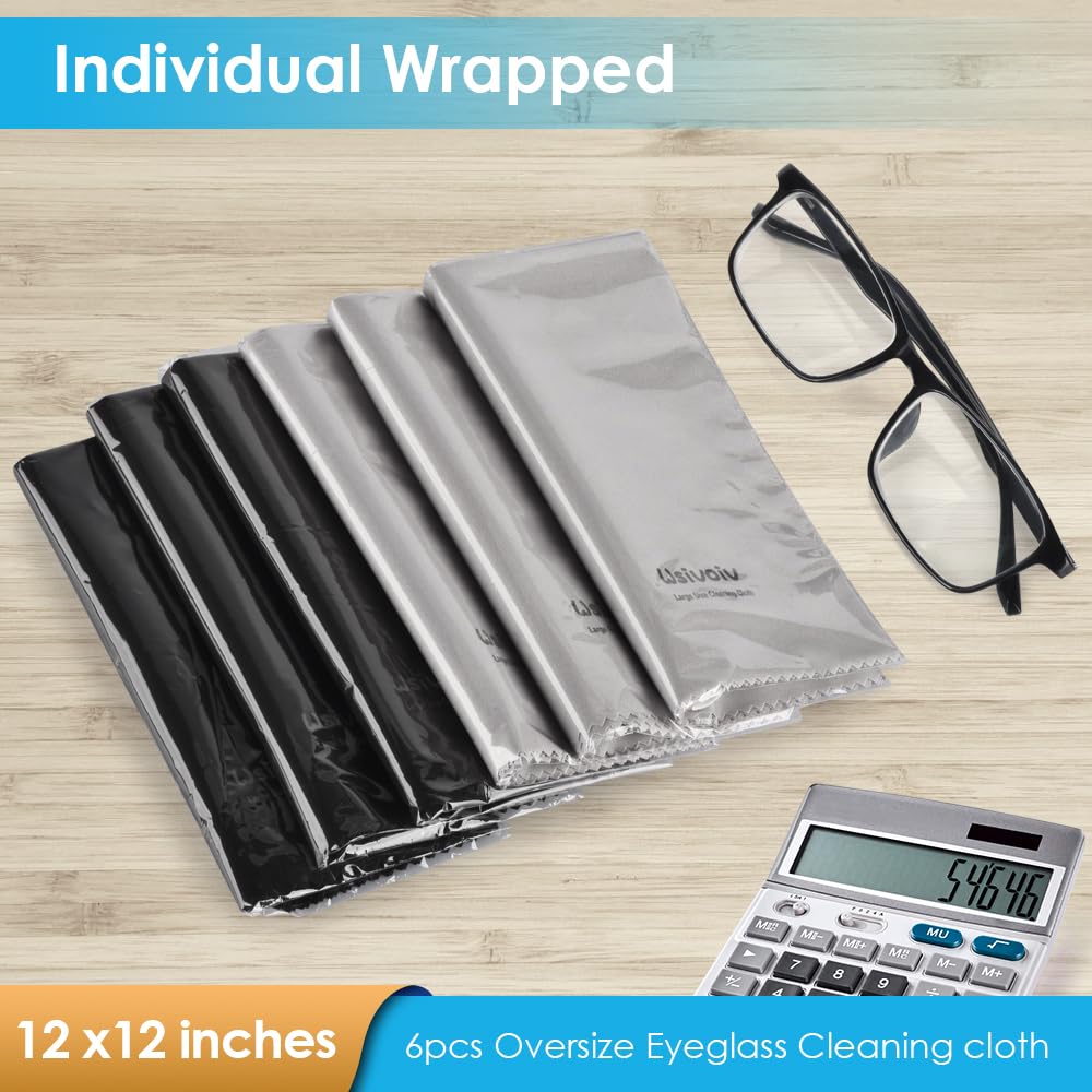 Wsivoiv: paños de microfibra para lentes y pantallas, uso diario