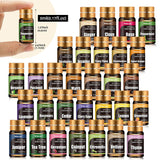 Wtrcsv set de aceites 30 fragancias: perfumería casera para difusor.