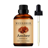 Wuvezrub aceite de ámbar en botella de 60 ml para aromaterapia.