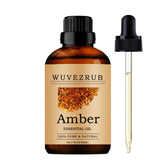 Wuvezrub aceite ámbar verter en botella para aromaterapia y ambientación