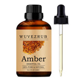 Wuvezrub aceite esencial ámbar en frasco de 120 ml para aromaterapia.