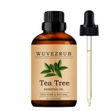 Wuvezrub aceite esencial árbol de té, botella 60 ml: aroma puro para difusor.