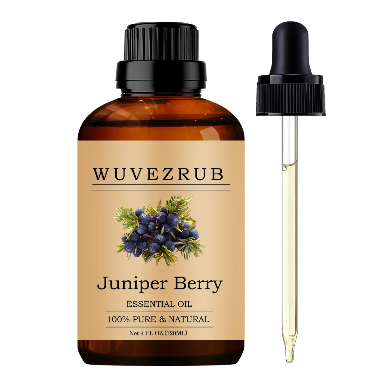 Wuvezrub aceite esencial bayas de enebro 120 ml para difusor