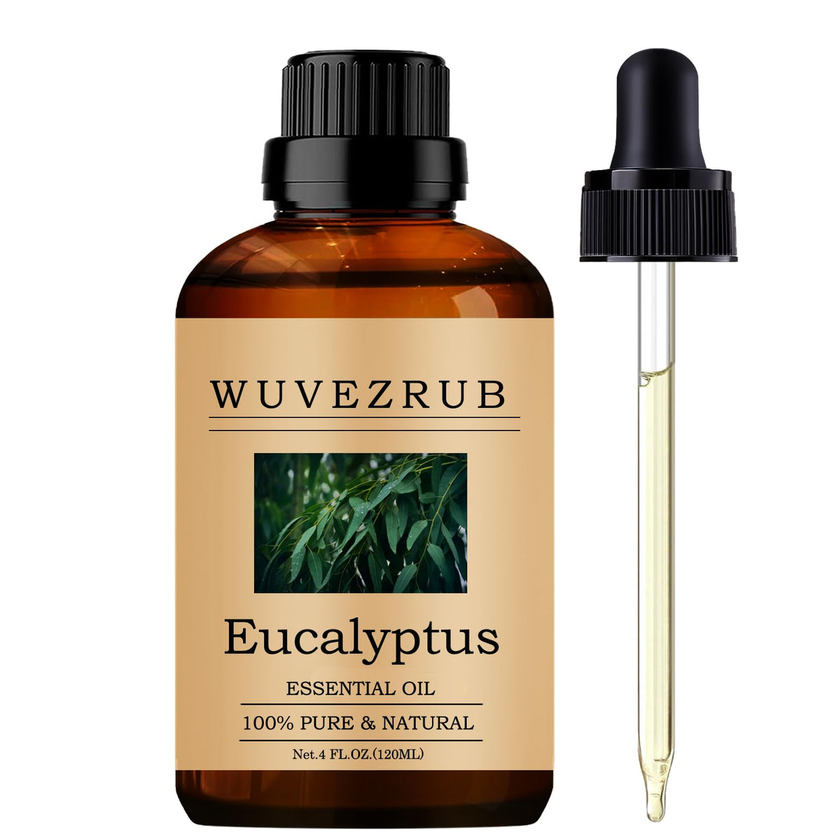 Aceite esencial Wuvezrub eucalipto, botella de 120 ml para difusor.