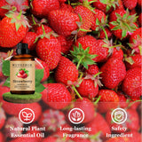 Wuvezrub aceite esencial fresa para velas con aroma duradero