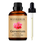 Wuvezrub Aceite esencial de geranio en botella de 120 ml para aromaterapia