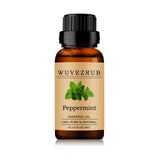 Wuvezrub Aceite Esencial Menta: vertido desde frasco para aromaterapia.