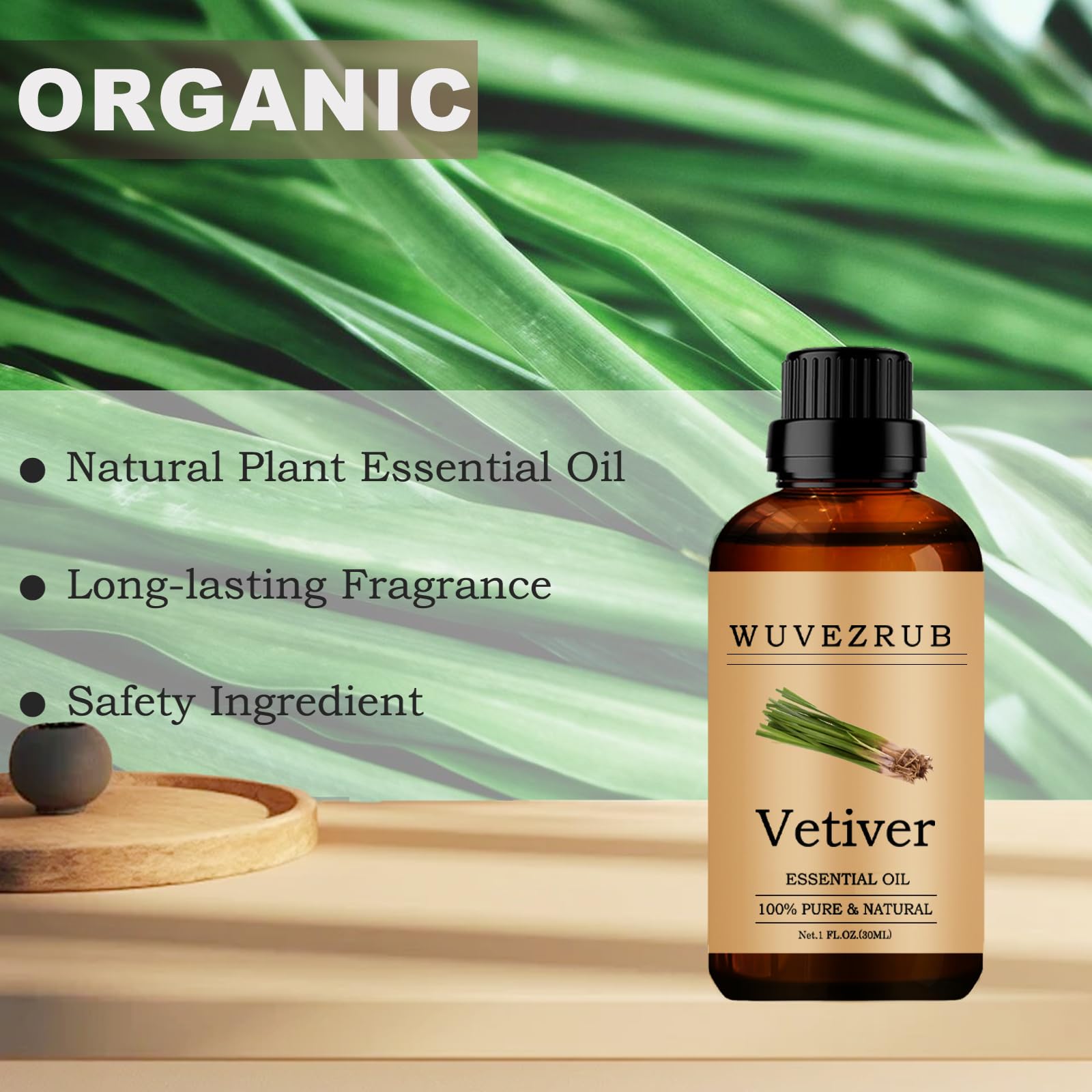 Cuidado de la piel con Wuvezrub Vetiver, añadir 1-2 gotas a productos