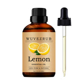 Wuvezrub aceite de limón 60 ml, aroma puro para difusor