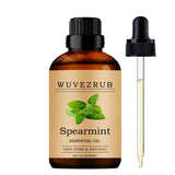 Wuvezrub aceite de menta 60 ml en botella, aroma puro para difusor.