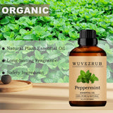 Wuvezrub Aceite de Menta Piperita para cuidado de la piel