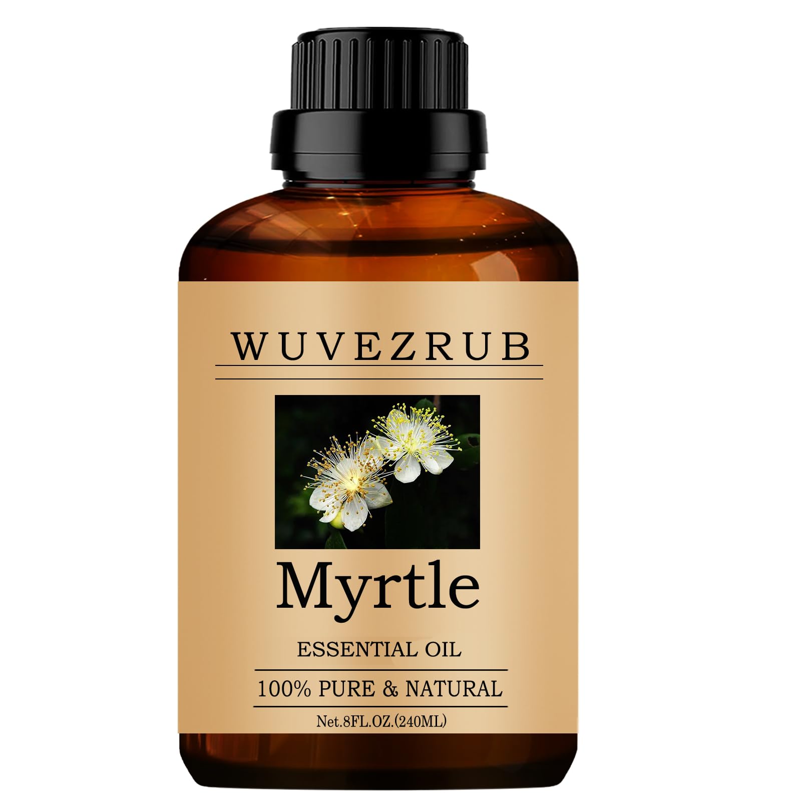 Wuvezrub Myrtle botella 8 oz para aromaterapia en casa