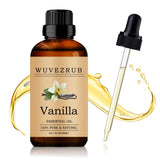 Wuvezrub Aceite Esencial Vanilla 30ml con gotero para aroma profundo.