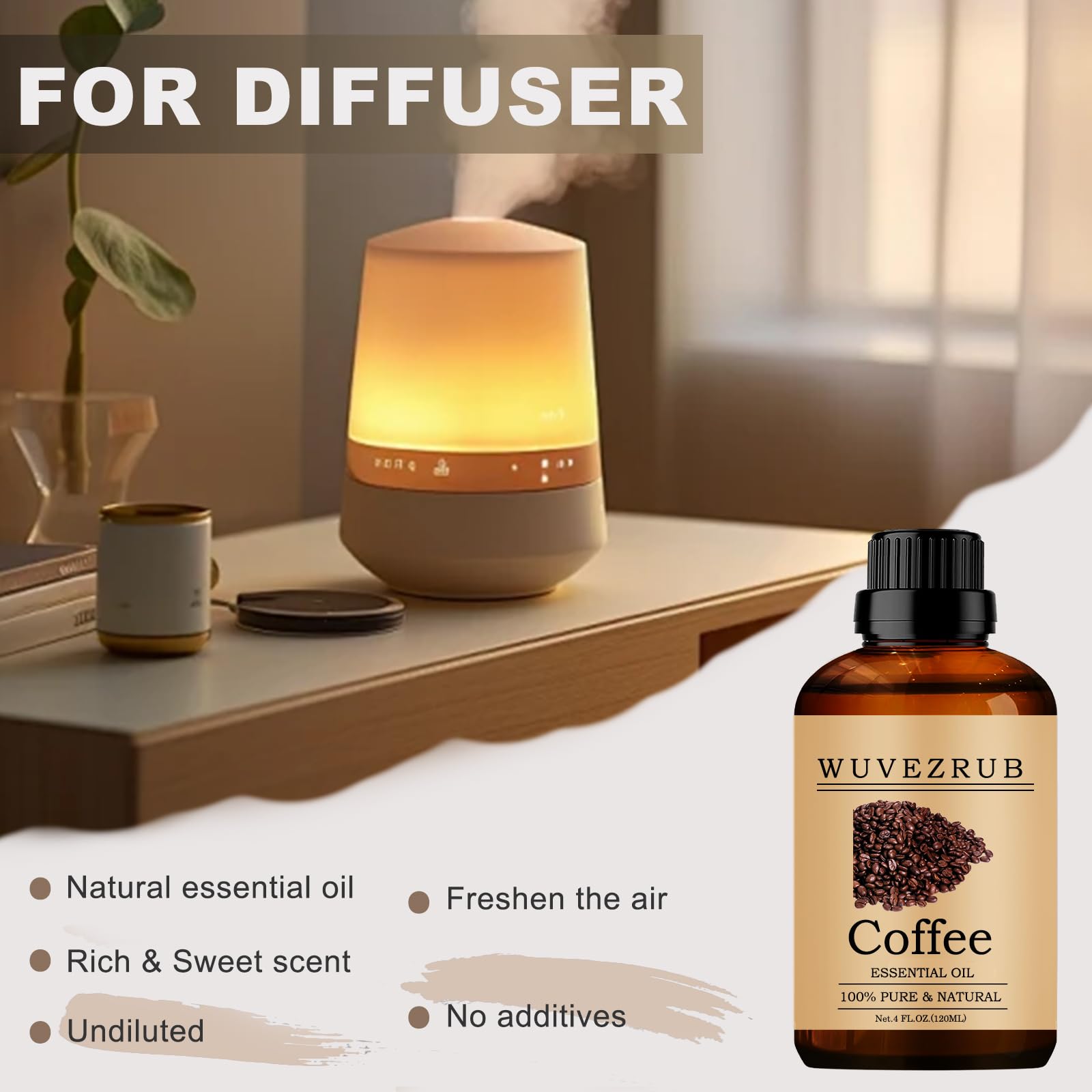 Fragancia de café para velas caseras con Wuvezrub.