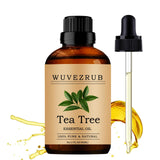 Wuvezrub Aceite de árbol de té: botella, ideal para difusor y aromaterapia suave.