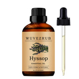 Wuvezrub Aceite Esencial de Hisopo en botella de 60 ml para aromaterapia suave.
