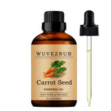 Wuvezrub Aceite Esencial de Zanahoria, botella de 60 ml para aromaterapia.