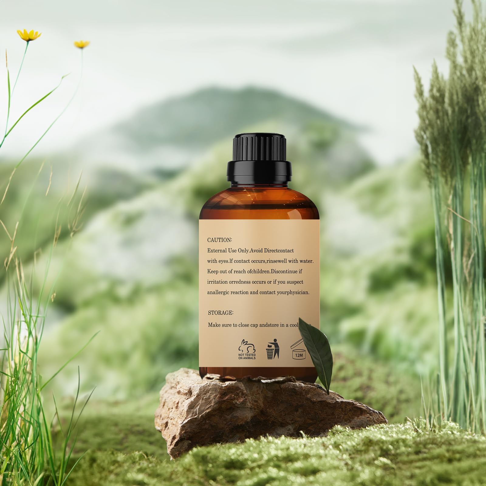 Wuvezrub Cardamomo envase con cierre seguro para conservación.