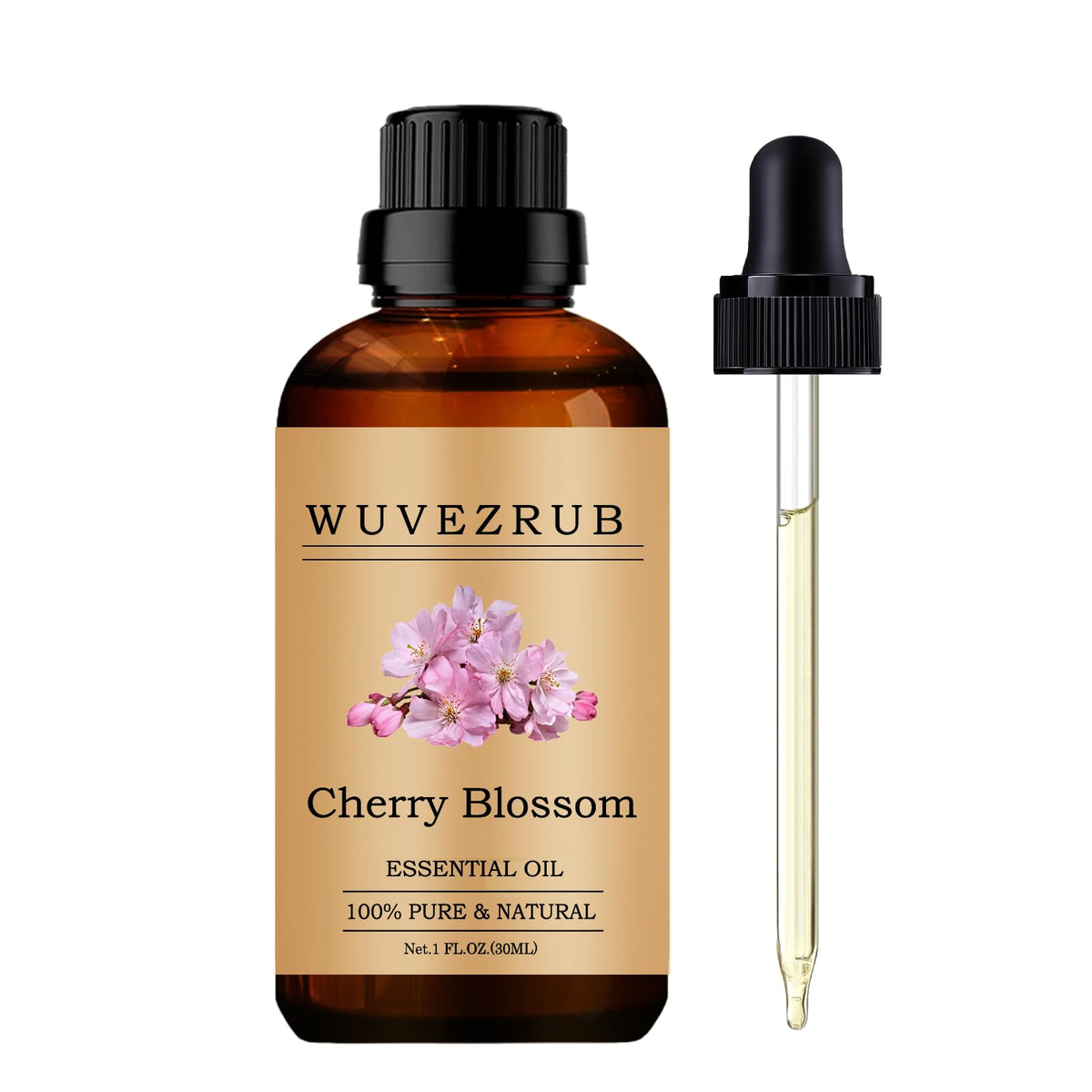 Wuvezrub Cerezo en Flor: botella de 30 ml para aromaterapia con aroma floral suave