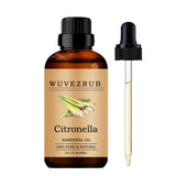 Aceite de citronela Wuvezrub en botella de 30 ml para difusor.