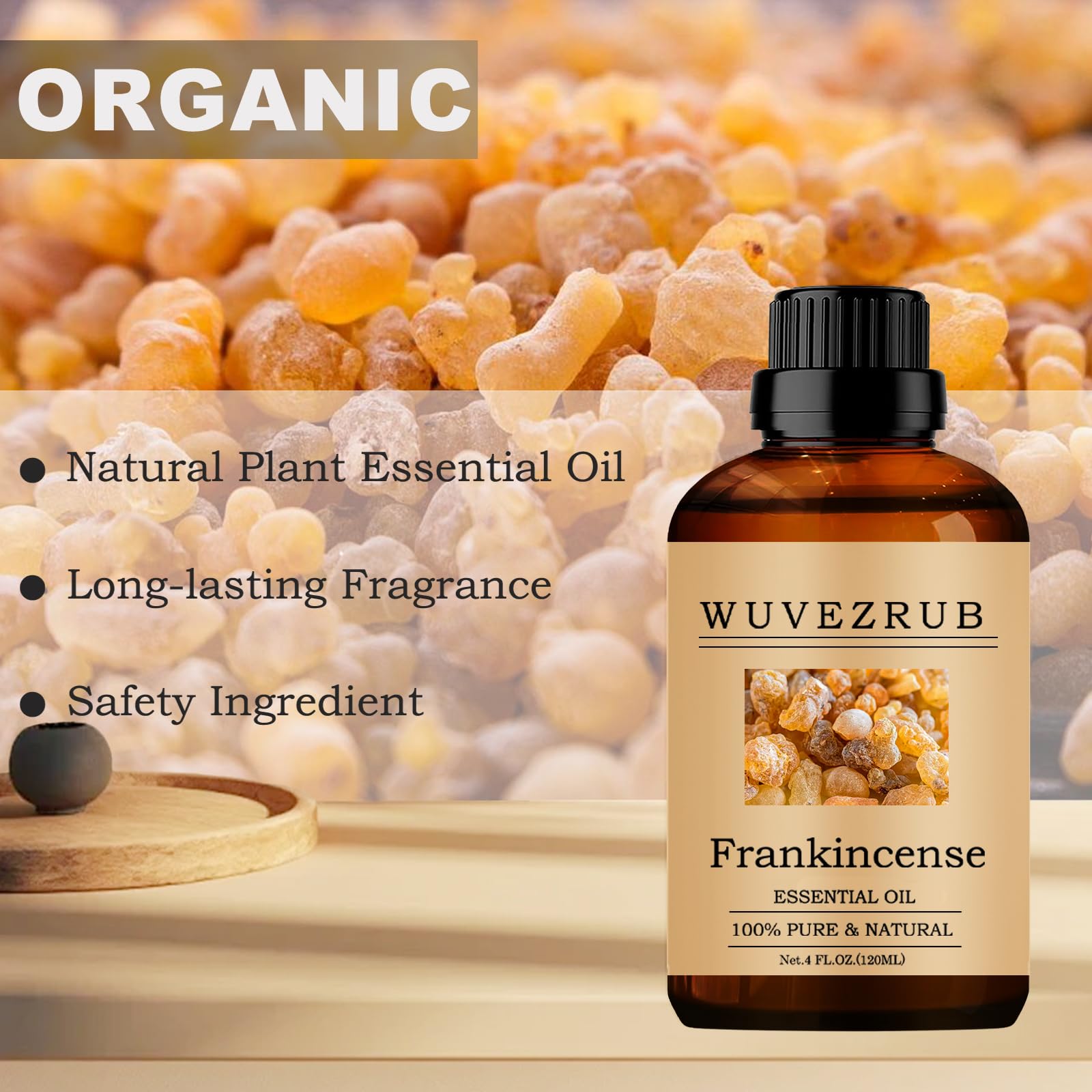 Cuidado de la piel con Wuvezrub, aceite de incienso para rostro