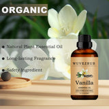 Cuidado de la piel con aceite de vainilla Wuvezrub para rostro suave