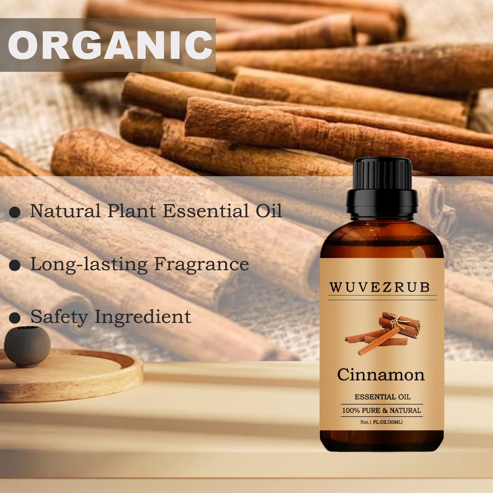 Wuvezrub Cuidado de piel: canela en toner o crema