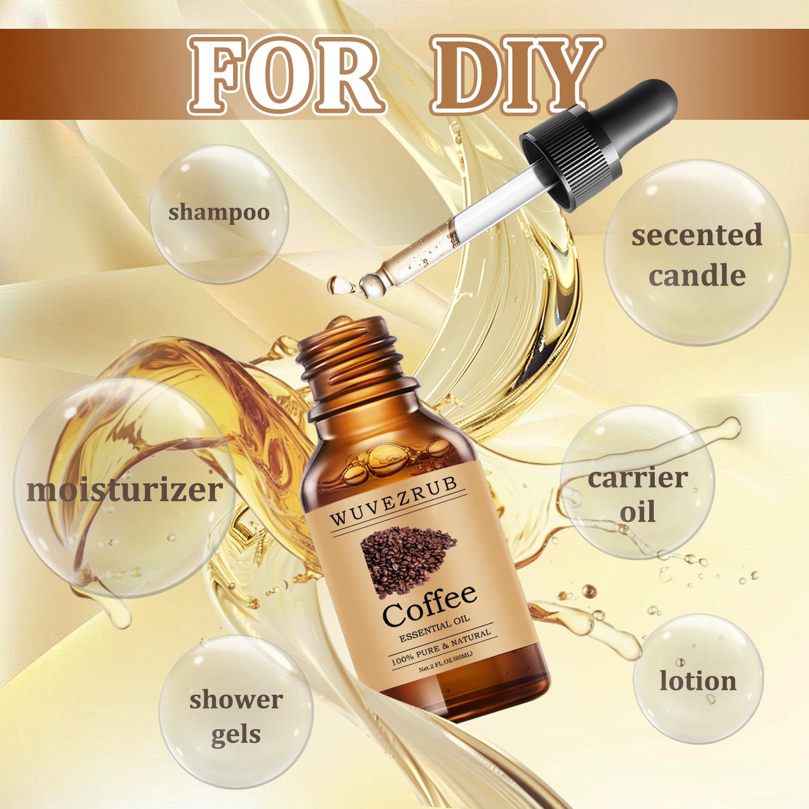 Wuvezrub difusor con aceite de café: aroma cálido para ambientes.