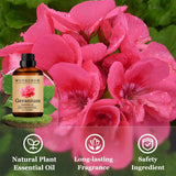 Wuvezrub Fragancia artesanal de geranio para velas y jabones