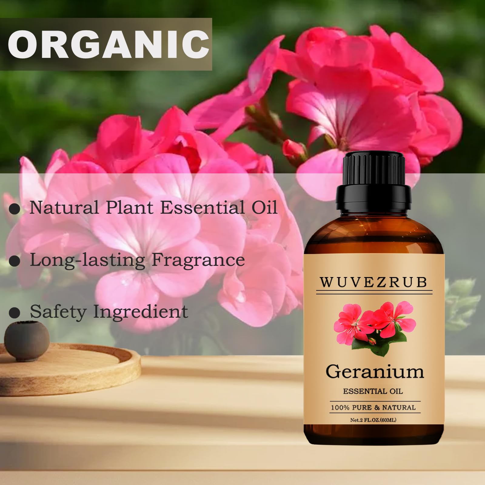 Wuvezrub Geranio: uso en cosmética casera para piel suave