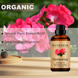 Wuvezrub Geranio, fragancia para jabón y crema con esencia natural.