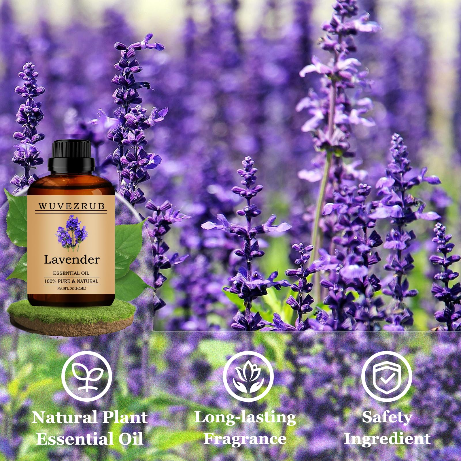 Wuvezrub lavanda: fragancia casera para velas y jabones.