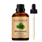 Wuvezrub Mejorana: botella de 60 ml, puro y natural para aromaterapia.