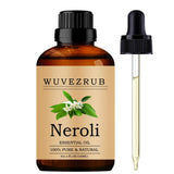 Wuvezrub Neroli: frasco de aceite esencial puro para aromaterapia suave.