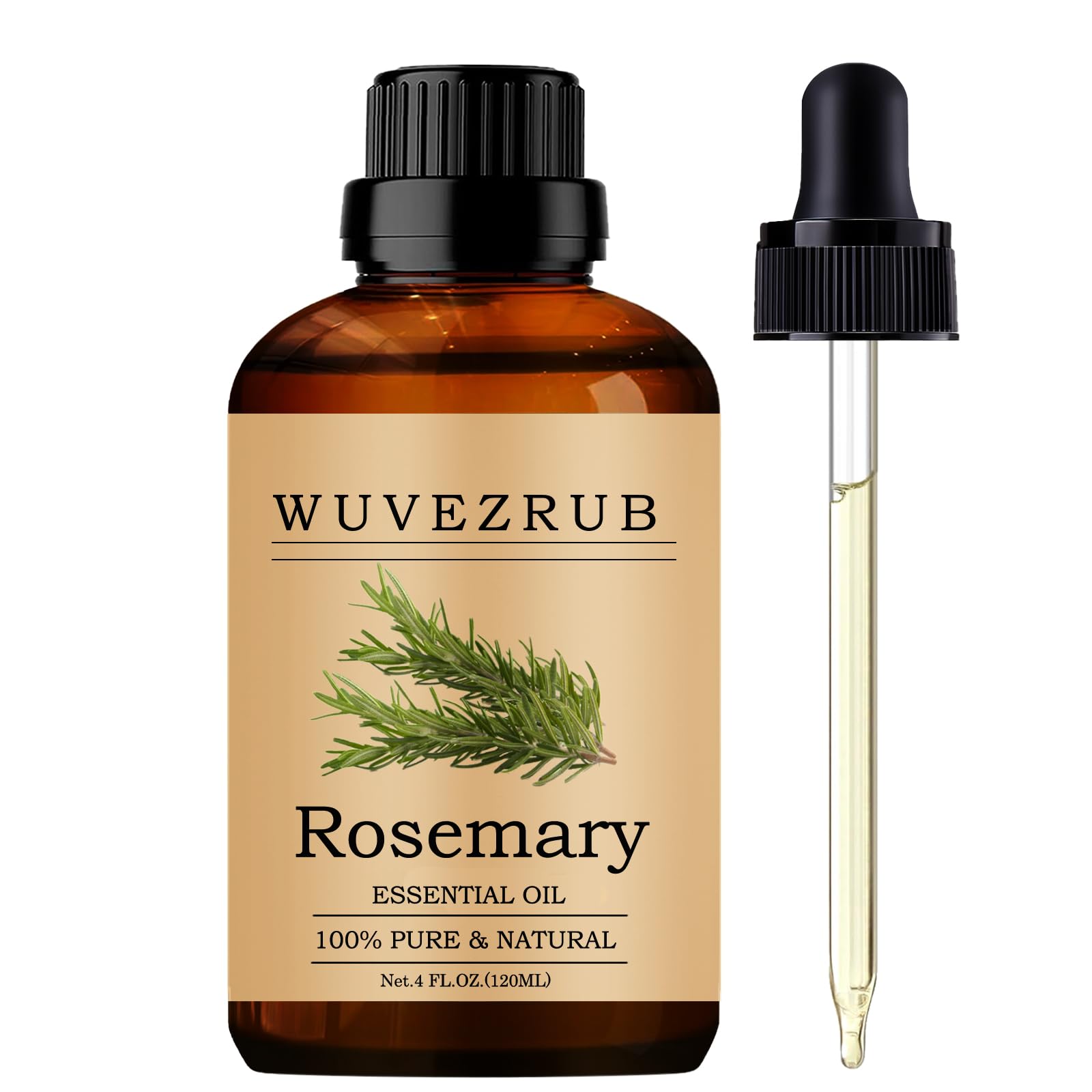 Wuvezrub Romero: botella de 120 ml lista para difusor y aromatizar el ambiente.