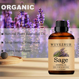 Wuvezrub Salvia aceite esencial para cuidado de la piel, añade 1-2 gotas a tónicos.