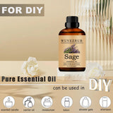 Wuvezrub Salvia aceite esencial fragancia casera, ideal para velas, jabones y cosmética.
