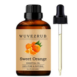 Wuvezrub SweetOrange: botella de aceite esencial de 120 ml para aromaterapia suave.
