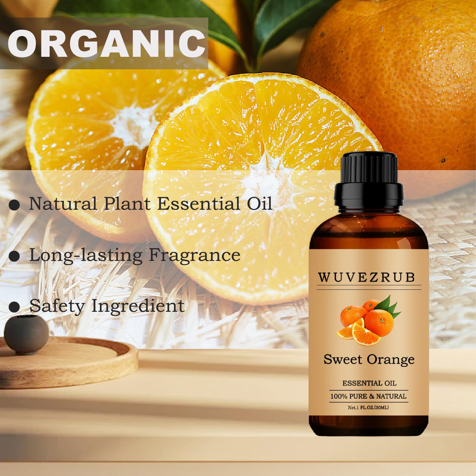 Fragancia hazlo tú mismo para velas con Wuvezrub Naranja Dulce.