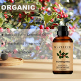 Wuvezrub Wintergreen para cuidado de la piel con gotas diluidas.