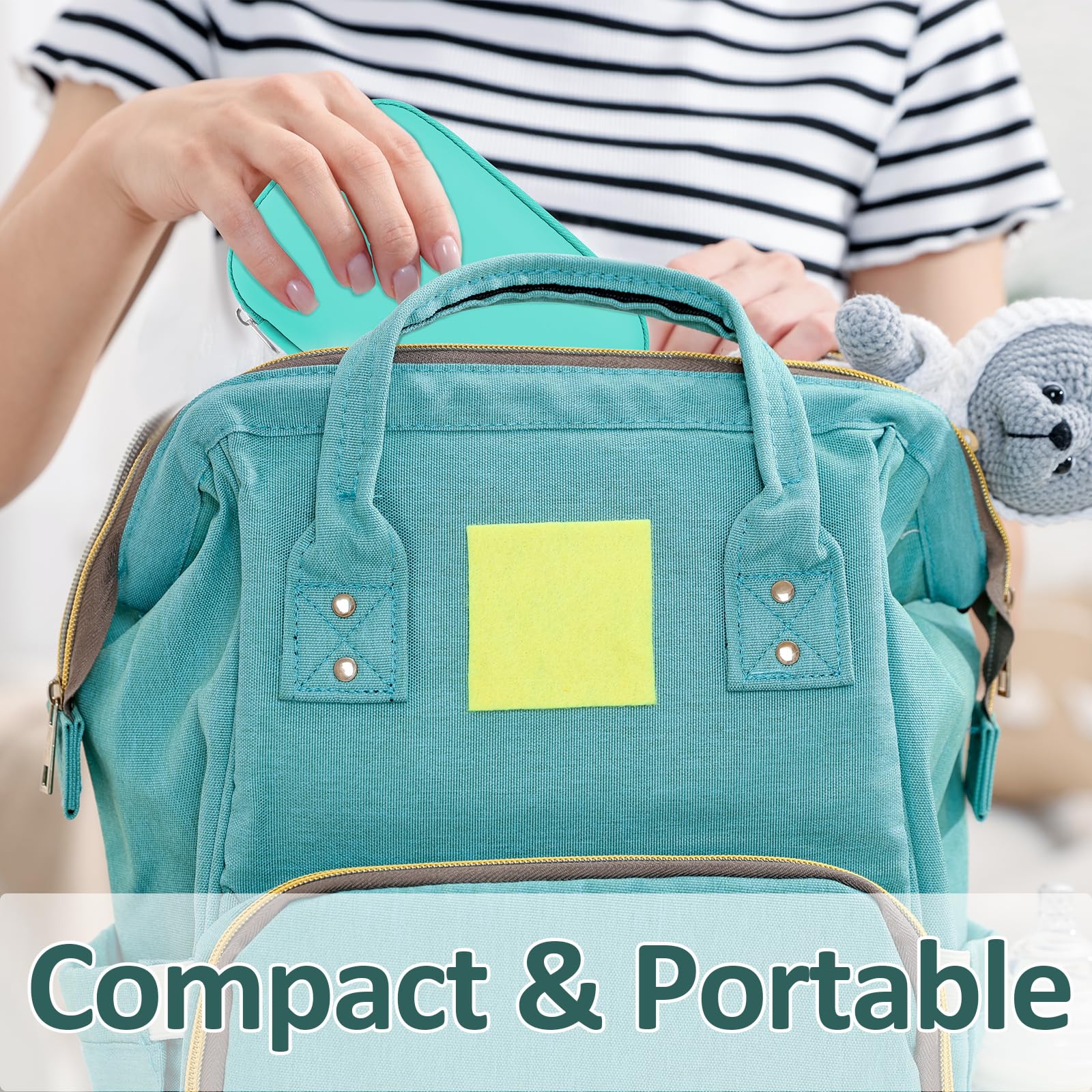 WXA kit cuidado bebé - estuche organizador compacto para todo en uno.