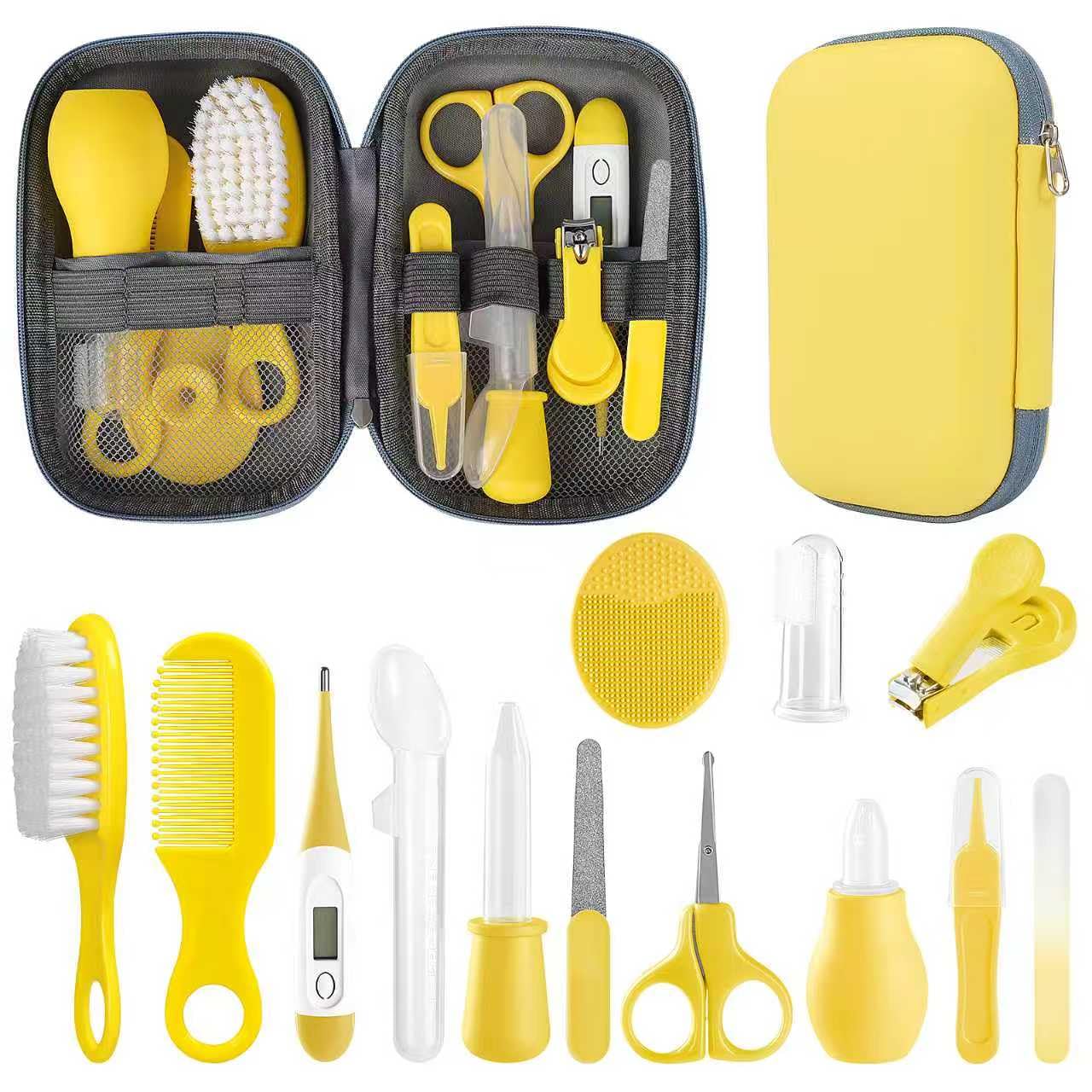 Kit de cuidado WXA con cepillo para bebé, uso suave para el cabello del recién nacido
