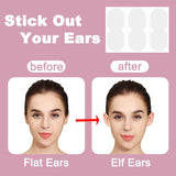 Parches de oreja elfo transparentes de WXYISIVEN, ideal para retoques rápidos en cualquier ocasión