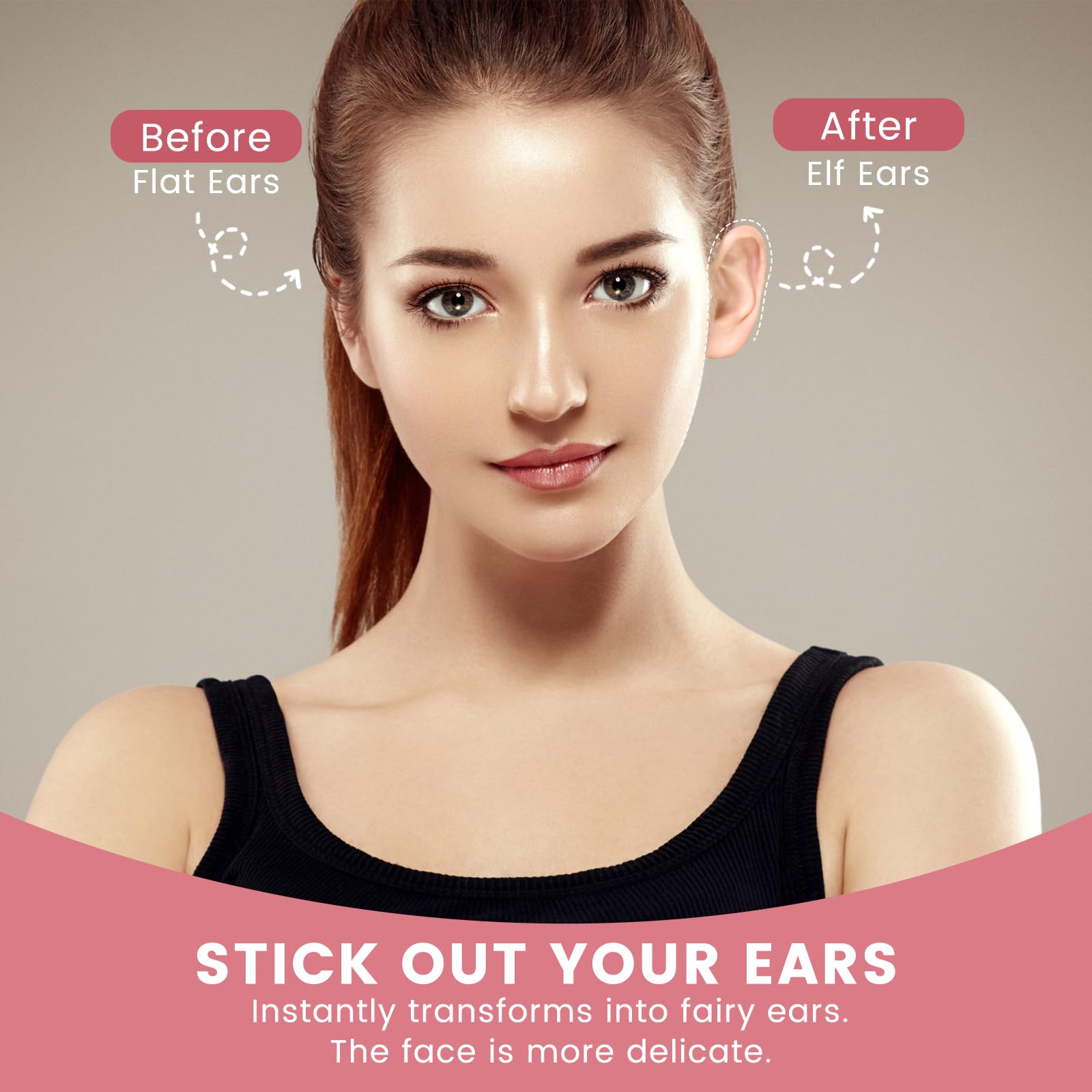 WXYISIVEN parches oreja transparentes un lado: comodidad y uso discreto para eventos.
