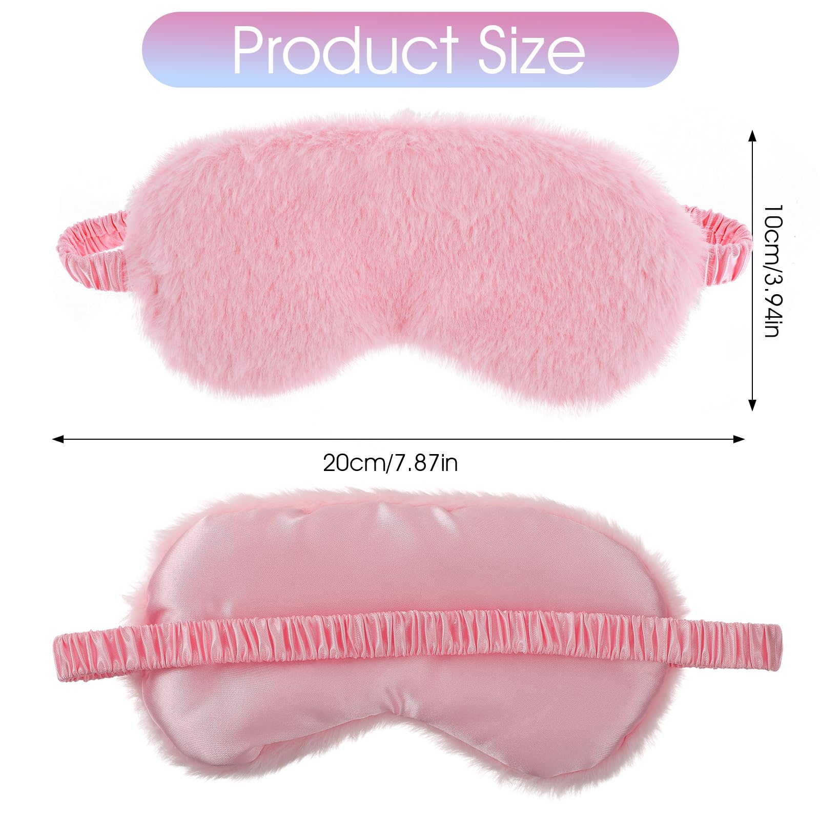 Antifaz WY LIGHTING LEVEL plush rojo para bloquear la luz durante siestas