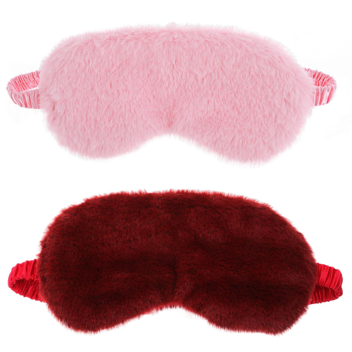 Antifaz WY LIGHTING LEVEL plush rosado para dormir cómodo en casa