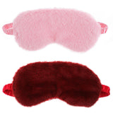 Antifaz WY LIGHTING LEVEL plush rosado para dormir cómodo en casa