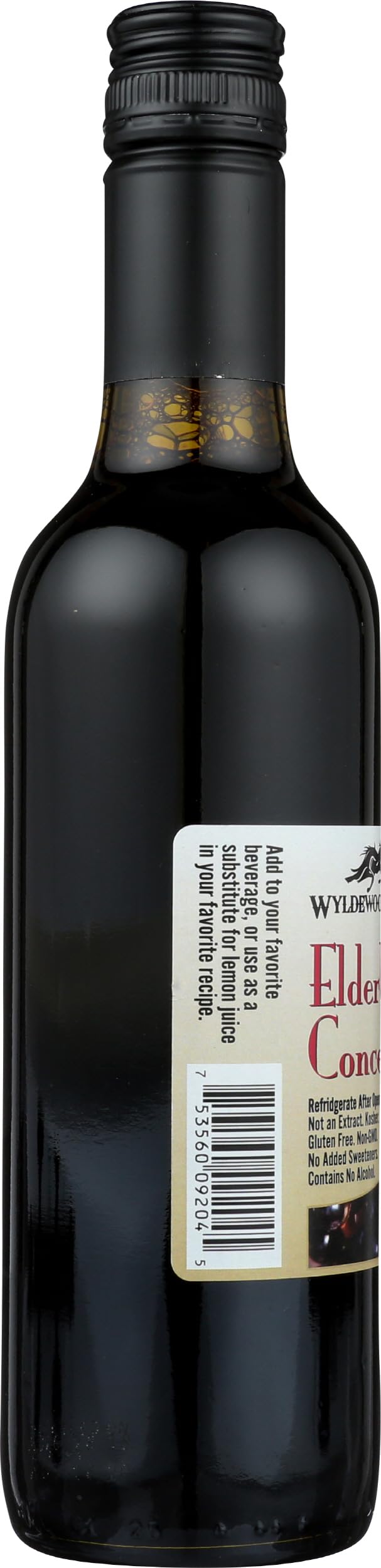 Wyldewood Cellars concentrado de saúco con frutos frescos, aroma intenso.